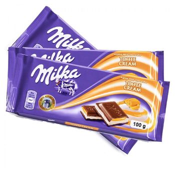 Premium Milka Toffee Cream 100g - Gourmet Chocolate Bar - Exigentelaxia Unipessoal Lda - Portugal