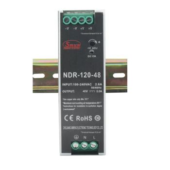 NDR-120-48 120W 48VDC 2.5A AC/DC Din Rail Switching Power Supply - Zhejiang Ximeng Electronic Technology Co., Ltd. - China