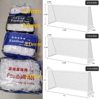 High Quality 12*12cm Knotless Polyethylene Football Goal Net Soccer Sports Ball Nets - KT Construction Industrial Co., Ltd. - China