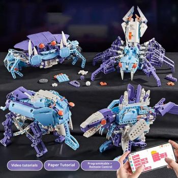 Xinbo Programming Robot Building Blocks Design 23 in 1 Dual Motor Physics Science Education Toys DIY Kid Toy Robot - Shantou Xinbo Toys Co., Ltd. - China