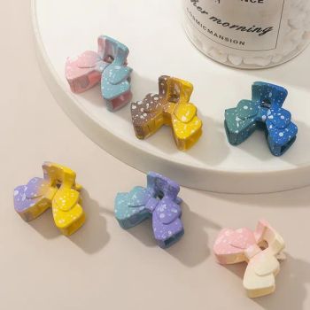 Fancy Bowtie Design Colorful Mini Hair Claws Clip Decoration Origin China Style Fashion Shape Flowers Color Colorful Model NO. 9765 - NINGBO EAST ISLAND IMPORT & EXPORT CO., LTD. - China