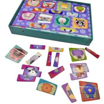 Magnet Board Game Magnetic Puzzle Early Learning Animal Puzzle Board Games Playing Cards Children Card Games - Taizhou Melon Toys Co., Ltd - China