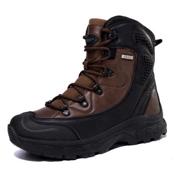 Waterproof Leather Hunting Boots Training Desert Tactical Boots Anti Slip Breathable Mountaineering Shoes - Guangzhou Mertto Sports Products Co., Ltd. - China