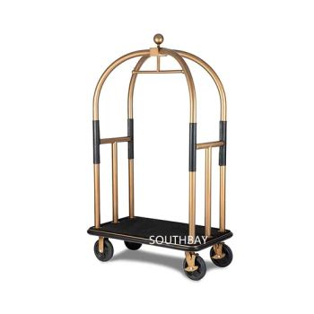 Luxury Luggage Carts for Hotel Supply Quantity 4 Origin Foshan Condition New HS Code 87168000 Specification Hmm Trademark Southbay - Foshan Southbay Hotel Supply Limited - China