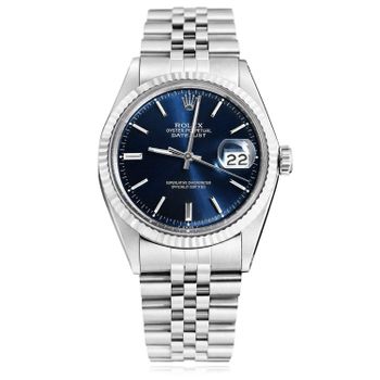 SMART ORIGINAL 36mm Rolex Datejust 16014 18K White Gold Bezel Blue Dial Jubilee Men's Watch from Gadgets LLC SMART ORIGINAL 36mm Rolex Datejust 16014 18K White Gold Bezel Blue Dial Jubilee Men's Watch - Gadgets LLC - United States