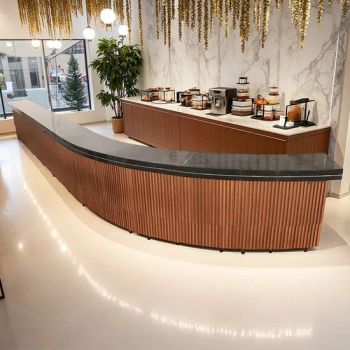 Elegant Luxury Wooden Bar Counter for Restaurants and Receptions - Foshan Axcellent Industry Co., Ltd. - China