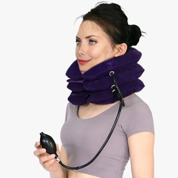 Cervical Neck Traction Device Inflatable Adjustable Neck Support for Pain Relief Neck Massager - XIAMEN DORRELLA HEALTH TECHNOLOGY CO.,LTD - China