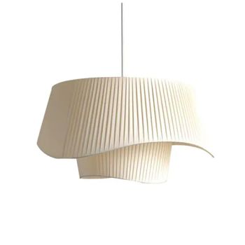 French Style Vintage Design Living Room Bedroom Double Tier Fabric Suspension Pendant Light Fixture - Huizhou Homelighting Technology Co., Ltd. - China