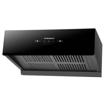 Black Color Kitchen Appliance Wall Mounted Slim Range Hoods - Guangdong Zhongxi Electric Co., Ltd. - China