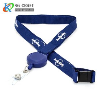 Promotional Gift Custom Sublimation Heated Transfer Printing Polyeter Printed Logo Neck Metal Hook Buckle Office Lanyards for ID Card Holder - KN Gift Limited - China