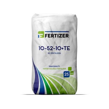 FERTIZER 10-52-10+TE Water-Soluble NPK Fertilizer Form Powder Packaging 25 Kg Brand Name FERTIZER Nitrogen Content 10% Potassium Content 10% - FERTIZER - Turkey