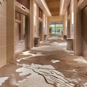 Customized High Pile Cushioned Tufted Wall-to-Wall Carpets for Hotel Corridor Room Banquet - Hefei Dongfang Qifu Carpet Co., Ltd. - China