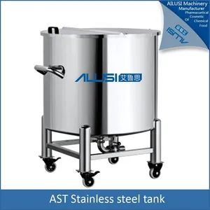 Ailusi Movable Half Open Lid Stainless Steel Chemical Tanks Beverage Liquid Water Storage Tank Making Machine - Yangzhou Ailusi Chemical Machinery Factory - China
