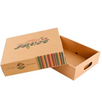 Custom Luxury Grape Mango Cherry Apple Orange Corrugated Cardboard Boxes Folding Fruit Vegetable Packaging Carton Boxes for Shipping Storage Paper Box - Qingdao Flourish Industrial and Trading Co., Ltd. - China
