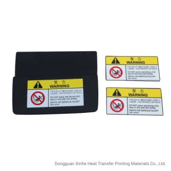 Warning Stickers Stamping Stickers Printing Pattern Transfer Pet Film Car Safety Warning Stickers - Dongguan Xinhe Heat Transfer Printing Materials Co., Ltd. - China