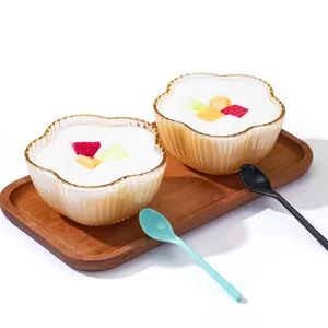 New Wholesale Custom 250ml Empty Glass Bowl for Fruit Salad, Ice Cream, and Candy - Xuzhou Honghua Glass Technology Co., Ltd. - China