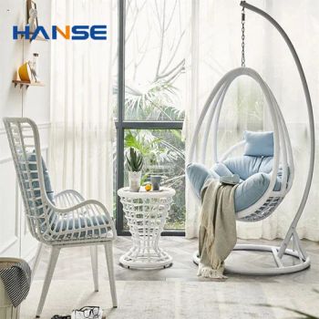 Cheap Wicker Outdoor Furniture Hanging Chair Patio Swings Garden Swing Chair - Foshan Hanse Industrial Co., Ltd. - China
