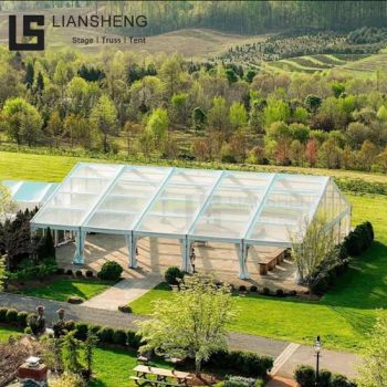 Premium Light and Movable Aluminum Outdoor Wedding Party Tent with Transparent Views - Suzhou Liansheng Aluminum Industry Co., Ltd. - China