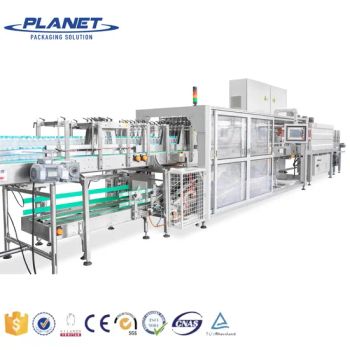 Effective Beverage Bottle Cans Jar Automatic PE Film Shrink Wrapping Packaging Machine Heat Seal Shrink Wrap Tunnel Packaging Shrink Wrapping Machine - Suzhou Planet Machinery Co., Ltd. - China