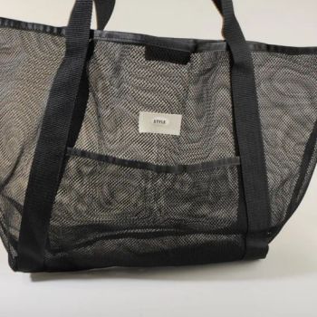 Manufacturer's Outdoor Travel Mesh Beach Tote Bag Transparent Net Large Picnic Beach Bags with Insulated Cooler Compartment - Hangzhou Huaxin Industry & Trade Co., Ltd. - China