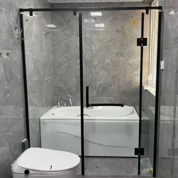 High Precision Enclosed Hotel Sliding Glass Bathroom Enclosure Shower Door - Qingzhou Meida Decoration Engineering Co., Ltd. - China