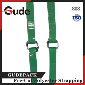 Customized Length Heavy Duty Polyester Plastic Strapping Band for Compressed Clothing Bales - Linyi Gude Packaging Products Co., Ltd. - China