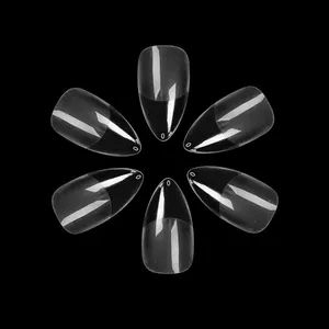 Artificial Fingernails Frosted Almond Shape Fake Nail Tips - YIWU BEAUTYPLUS ART NAIL CO., LTD. - China