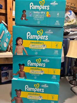 Pampers Baby Diapers All Size Available at Low Price Designed for Sensitive Baby Skin with Secure Leak Protection