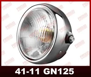 Motorcycle Head Lamp Gn125 Headlight OEM Motorcycle Lighting Power DC Voltage 12V Origin China Model NO. GN125 Trademark UPPROUD - Chongqing Proud Import & Export Trade Co., Ltd. - China