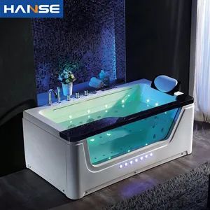 1700mm Home Personal Jet Whirlpool Massage Bathtub for Adult Drainer 1PC Trademark HANSE Structure Apron Shape - Foshan Hanse Industrial Co., Ltd. - China