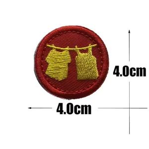 Durable Custom Embroidered Patches for Clothing and Accessories - Zhongshan Xiaolan Weijie E-Commerce Studio - China