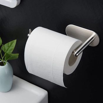 Stainless Steel Toilet Paper Holders Finish Gloss, Glossy Material Stainless Steel Type Toilet Paper Holders Color Silver, Sleek - Shri Vaibhaav Enterprises - India