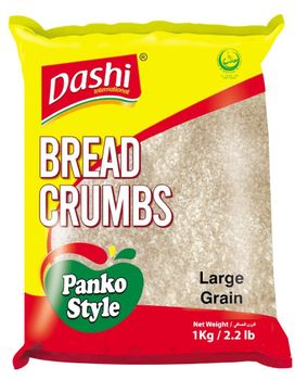 Dashi Bread Crumbs (large grain) Shelf Life 24 months Packaging 1kg pouch * 8 pieces per - Speciality Sales - Pakistan