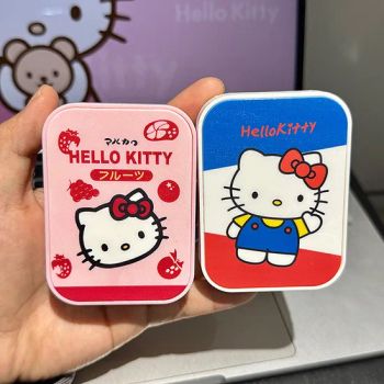 Madeinchina Wholesale Fashion Plastic Colorful Bulk Box Holder Container Cases Hello Friends Cute Cartoon Kitty Contact Lens Case Storage - Wenzhou Ouyuan Optical Co., Ltd. - China