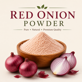 Premium Indian Red Onion Powder from Global Organic Premium Indian Red Onion Powder - Global Organic - India