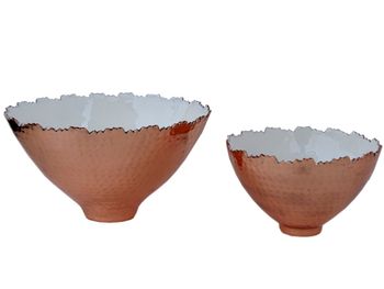 Copper Bowl Material Metal Appearance Elegant Durability Durable Intended Use Corporate Gift, Diwali And Festive Item, Fruit Bowl/dish, Home - Fab Exim - India