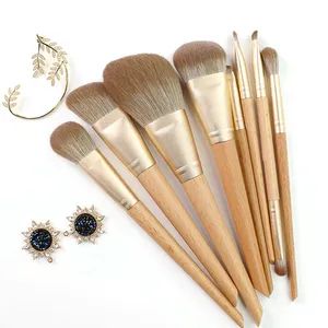 High Quality 9PCS Eye Shadow Foundation Brushes Highlight Brushes and Contouring Makeup Brushes - Shenzhen MyColor Cosmetics Co., Ltd. - China