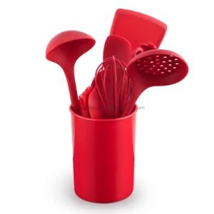 China Manufacturers Professional Kitchenware Cooking Silicone Kitchen Tools Utensils Set with Holder - YONGKANG HOMESHINE SILICONE PRODUCTS CO., LTD. - China