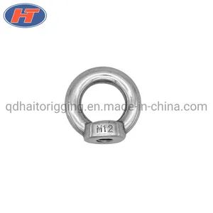 Carbon Steel DIN582 Eye Nut with Logo Grade 6.8 Size M6-M24 Origin China Condition New Trademark Haito HS Code 73269090 Head Style Round - Qingdao Haito Rigging Hardware Co., Ltd. - China