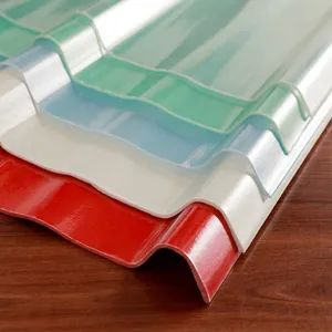 FRP Translucent Corrugated Plastic Roof Tiles Origin China HS Code 39219090 Thickness 0.4mm-5mm Material Polyester, FRP Use Roofing and - Jinzhou Huaao Building Materials Technology Co., Ltd - China