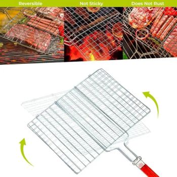 Factory Customization Disposable Round Barbecue Mesh BBQ Grill Grates Stainless Steel Barbecue Wire Mesh Multi-Function Cooking Grate for Outdoor Grill - Hebei Fanshuo Wire Mesh Products Co., Ltd - China