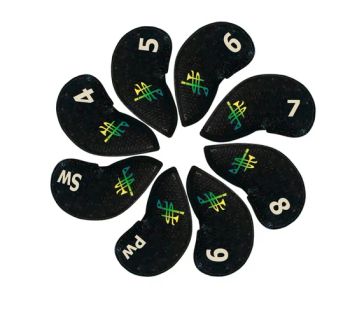 Wholesale PU or Neoprene Personalize Embroidery Golf Iron Head Covers - Xiamen JTS Sports Equipment Co., Ltd. - China