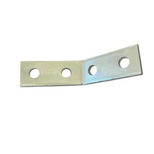 Electro Galvanized/HDG 4 Hole Open 45 Degree Corner Angle Channel Fitting - Suzhou Metal (BIM) Technology Co.,Ltd - China