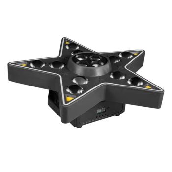 Lighting Products 4PCS*10W+10PCS 4in1+5PCS*5W Gold+98PCS*0.2W 3535 RGB DJ Disco Effect LED Star Beam Moving Head Stage Light - Guangzhou XFAN Lighting Technology Co., Ltd. - China