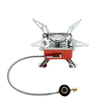 Windproof Portable Folding Mini Square Camping Gas Butane Stove for Outdoor Cookware - Market Union Co. Ltd. - China