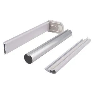 Home Decoration Roller Blind Shade Round Top Rail Accessories Customized - Foshan Sanshui Dingchengda Metal Products Factory - China
