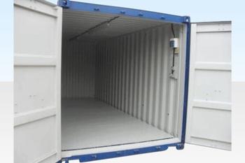 20Ft x 8Ft Flat Floor Bunded Storage Container Portable Chemical Oil Store - senesie mfg llc - United States