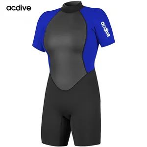 Acdive Women Mesh Skin 3mm Neoprene Water Sports Short Sleeve Aqua Suits Diving Surfing Snorkeling Wetsuit - Shanghai Acdive Technology Co., Ltd. - China