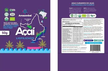 Organic Freeze-Dried Açaí Powder - Wild-Harvested Amazon, USDA/EU Organic, FSC, Bulk & Private Label - IPE Trading - Brazil