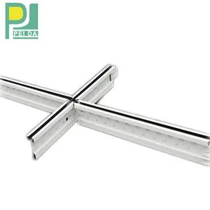 Drywall Ceiling System Steel Channels Runner Steel Grids Origin Hebei Shape T-type Material Steel Trademark PEIDA Specification - GUANGZHOU PANDA COMMERCIAL DEVELOPMENT CO.,LTD. - China